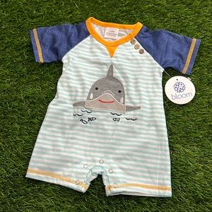 Bloom Shark Romper